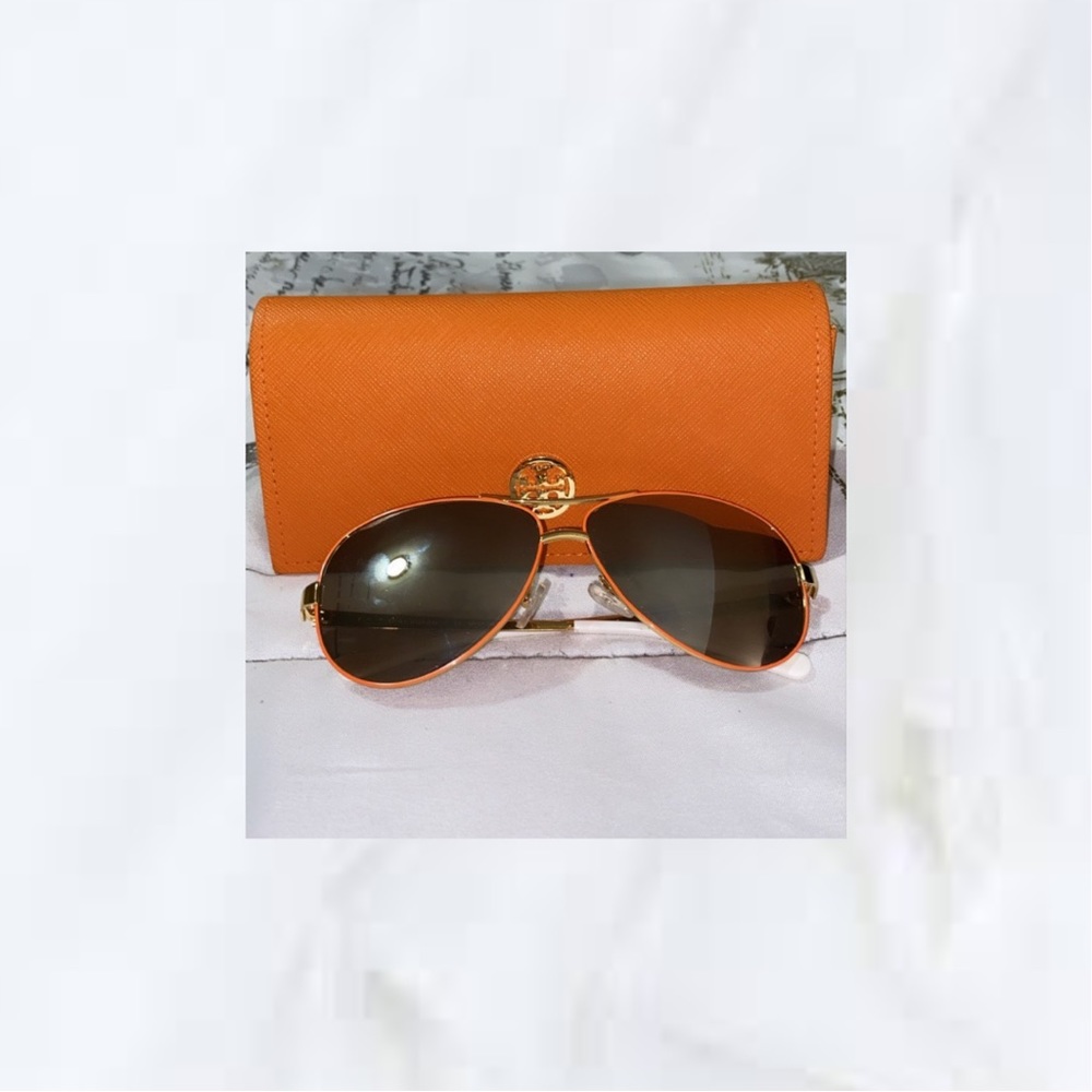 Tory Burch shades in orange